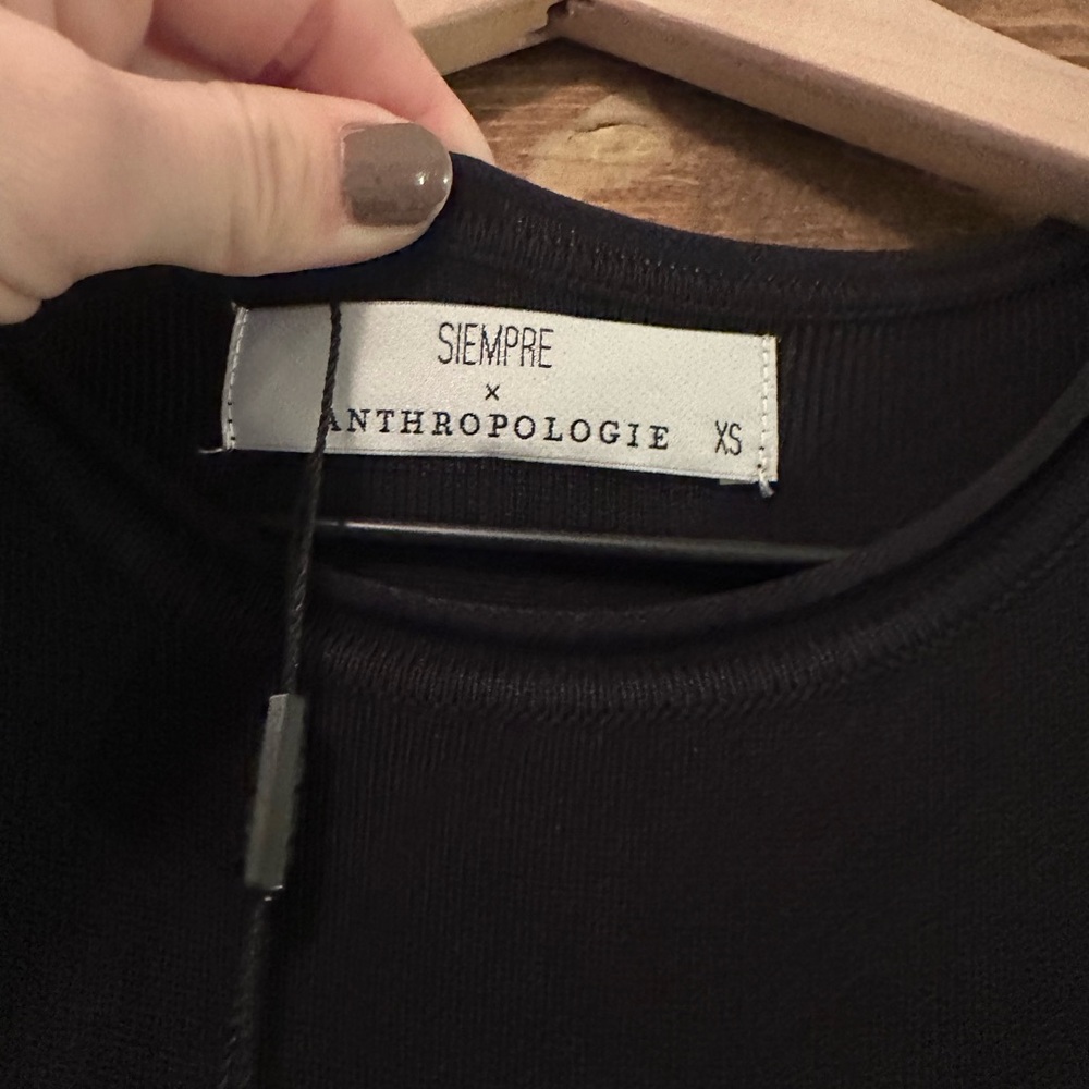 Anthropologie Black and White Maxi Dress - Picture 2 of 3